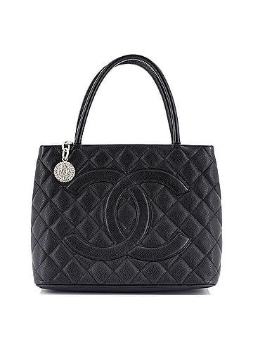 Chanel Medallion Tote Quilted Caviar (view 1)