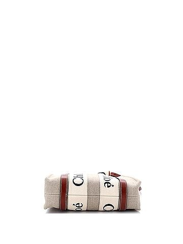 Chloé Woody Convertible Tote Canvas with Leather Small (view 2)