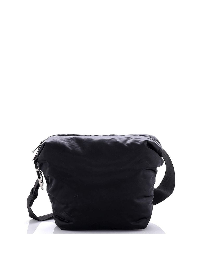 Bottega Veneta 100% Satin Black Hobo Crossbody Belt Bag Satin Small One size - photo 1