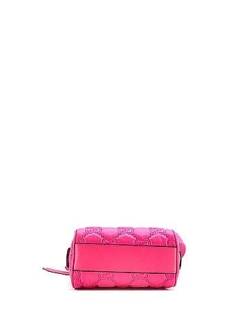 Gucci Ophidia Convertible Boston Bag GG Embossed Matelasse Nylon with Leather (view 2)