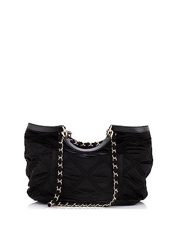 Chanel Maxi Shopping Bag Satin with Grosgrain (view 2)