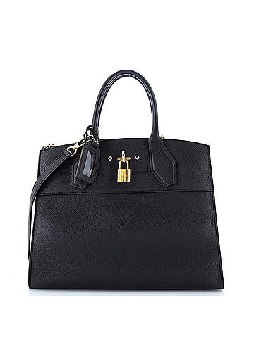 Louis Vuitton City Steamer Handbag Leather MM (view 1)