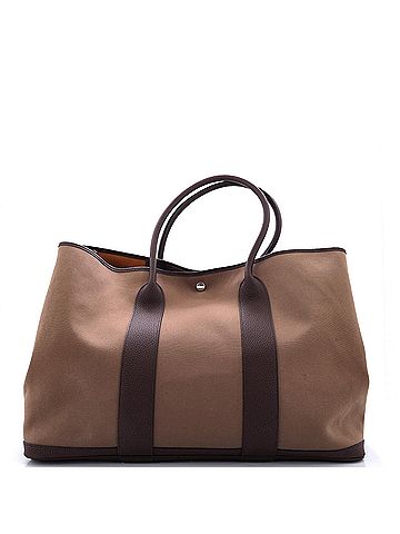 Hermès Garden Party Tote Toile and Leather 49 (view 1)