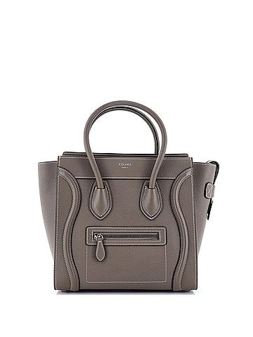 Céline Luggage Bag Grainy Leather Micro (view 1)