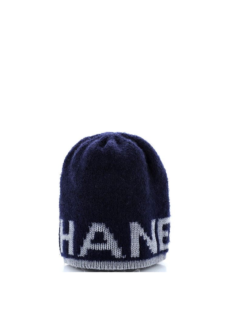 Chanel Blue CC Beanie Cashmere One size - photo 1