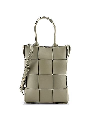 Bottega Veneta Cassette Convertible Tote Maxi Intrecciato Leather Mini (view 1)