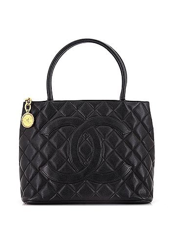 Chanel Medallion Tote Quilted Caviar (view 1)