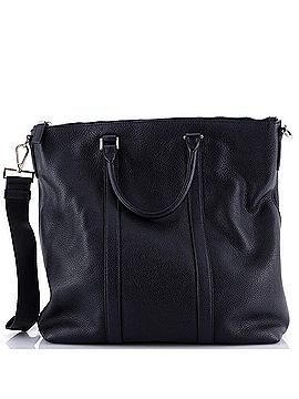 Prada Convertible Zip Tote Vitello Daino Tall (view 1)