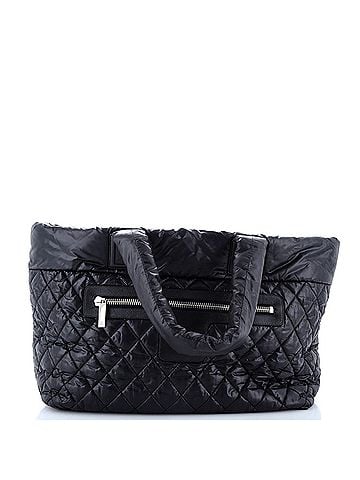 Chanel Coco Cocoon Zipped Tote Quilted Nylon Large (view 1)