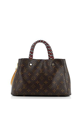 Louis Vuitton Braided Handle Montaigne Handbag Monogram Canvas BB (view 1)