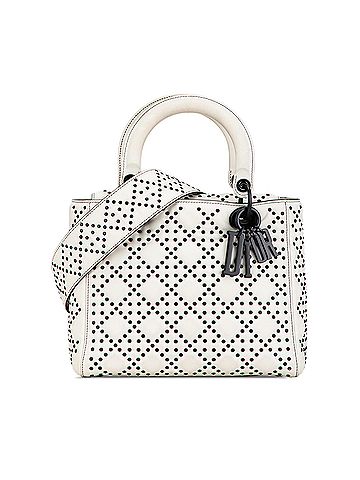 Dior Medium Calfskin Studded Lady Dior (view 1)
