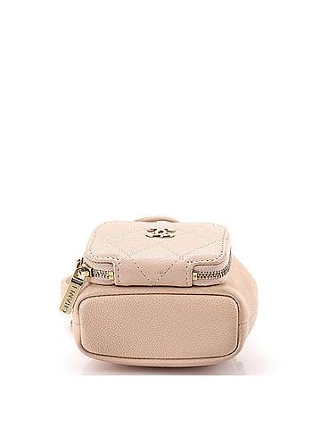 Chanel Business Affinity Drawstring Bucket Bag Quilted Caviar Mini (view 2)