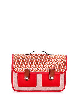 Hermès School Bag Printed Toile (view 1)