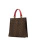 Fendi 100% Canvas Brown Leopard Print Canvas Tote One size - photo 3