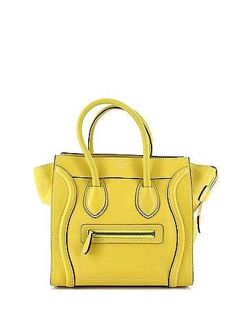 Céline Luggage Bag Grainy Leather Micro (view 1)