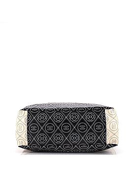 Chanel Logo Camellia Shopping Tote Printed Coated Canvas Medium (view 2)