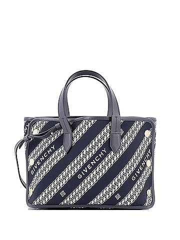 Givenchy Bond Shopper Tote Logo Jacquard Canvas Mini (view 1)