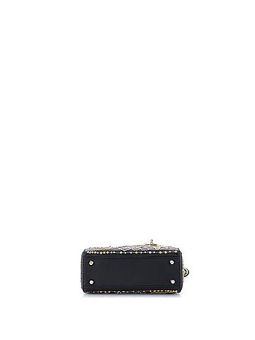 Christian Dior Lady Dior Chain Bag Embroidered Calfskin Mini (view 2)
