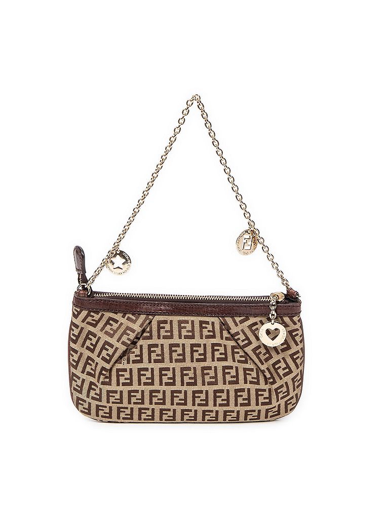 Fendi Tan Chain Pochette  One size - photo 1
