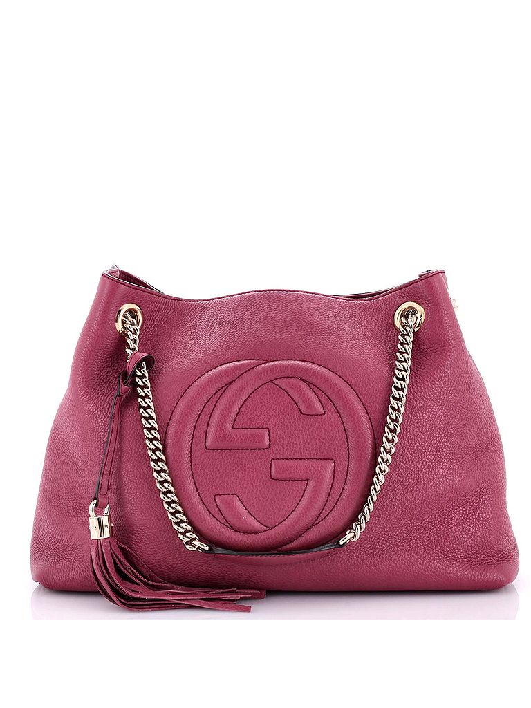 Gucci 100% Leather Pink Soho Chain Strap Shoulder Bag Leather Medium One size - photo 1