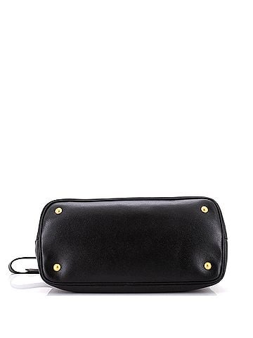 Prada Embossed Logo Convertible Open Tote Glace Calf Medium (view 2)