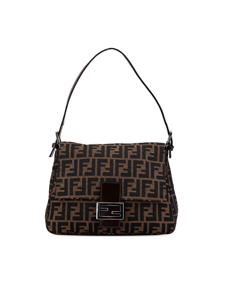 Fendi 100% Canvas Brown Zucca Canvas Mamma Forever One size - photo 1