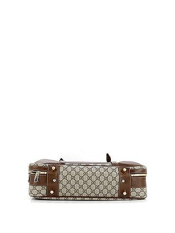 Gucci Horsebit 1955 Convertible Travel Bag GG Coated Canvas with Leather Large (view 2)