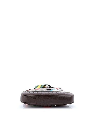 Gucci Jackie 1961 Hobo Studded Printed GG Coated Canvas Small (view 2)
