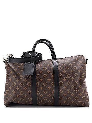 Louis Vuitton Keepall Bandouliere Bag Macassar Monogram Canvas 45 (view 1)
