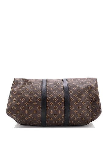 Louis Vuitton Keepall Bandouliere Bag Macassar Monogram Canvas 45 (view 2)