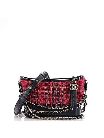 Chanel Gabrielle Hobo Quilted Tweed and Calfskin Small (view 1)