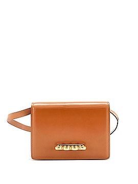 Alexander McQueen Four Ring Flap Shoulder Bag Leather Small (view 1)