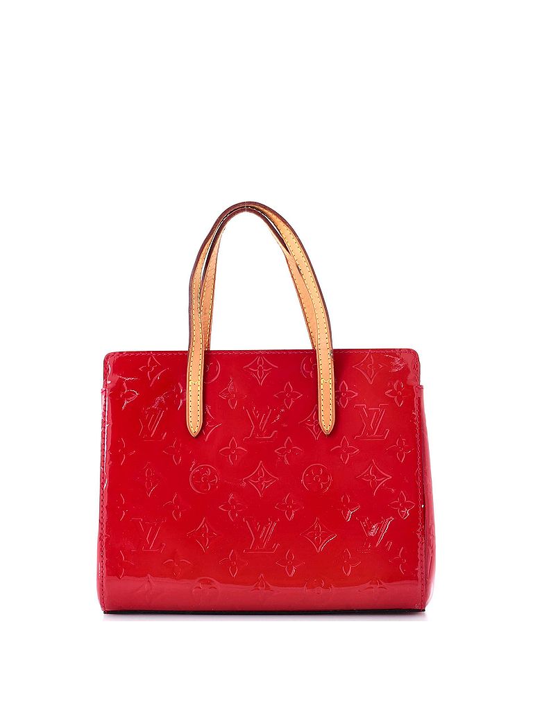 Louis Vuitton 100% Leather Red Catalina Handbag Monogram Vernis BB One size - photo 1