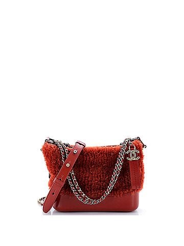 Chanel Gabrielle Hobo Shearling and Leather Small (view 1)
