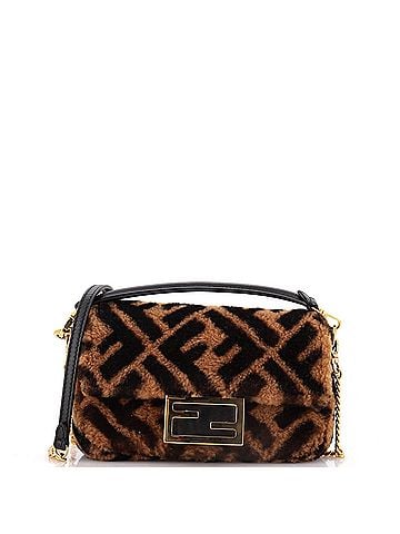 Fendi Baguette NM Bag Zucca Shearling Mini (view 1)