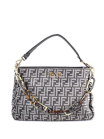 Fendi O'Lock Zip Shoulder Bag Zucca Chenille (view 1)
