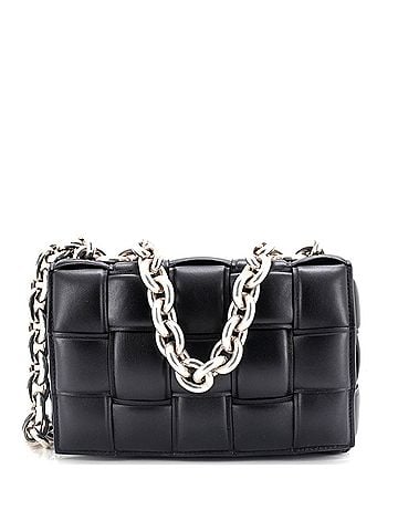 Bottega Veneta Cassette Chain Crossbody Bag Padded Maxi Intrecciato Leather (view 1)