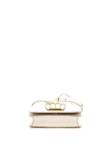 Alexander McQueen Four Ring Flap Shoulder Bag Leather Small (view 2)