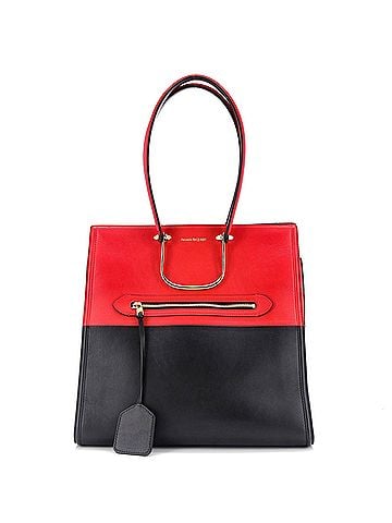 Alexander McQueen The Tall Story Tote Leather (view 1)