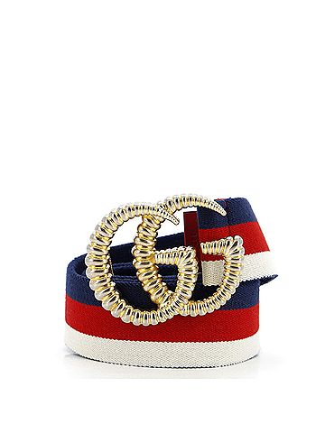 Gucci GG Torchon Web Belt Canvas Wide (view 1)