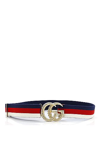 Gucci GG Torchon Web Belt Canvas Wide (view 2)