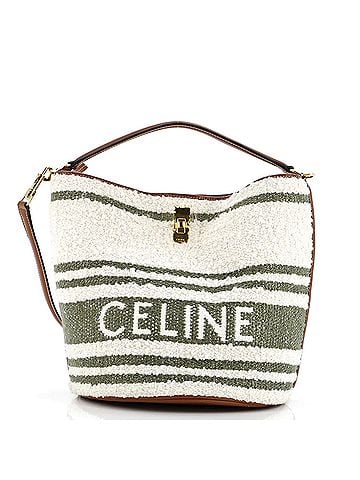Céline Plein Soleil Bucket 16 Bag Canvas with Leather (view 1)