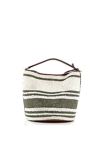 Céline Plein Soleil Bucket 16 Bag Canvas with Leather (view 2)