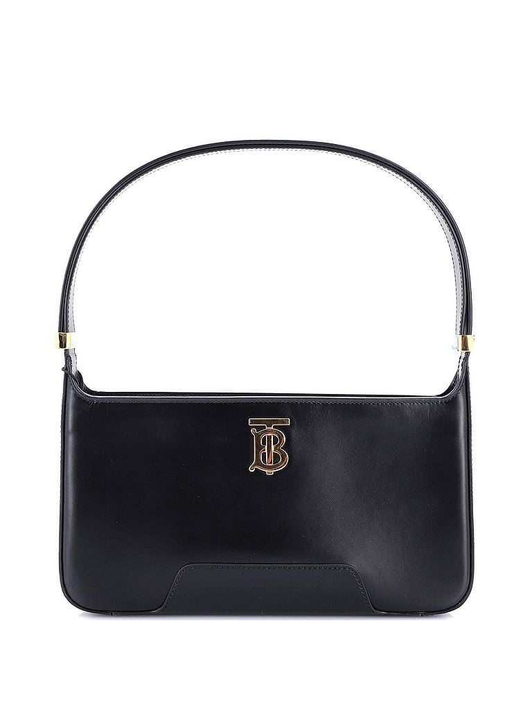 Burberry 100% Leather Black TB Zip Hobo Leather Medium One size - photo 1