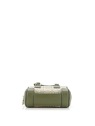 Loewe Amazona Bag Leather and Jacquard Canvas Nano (view 2)
