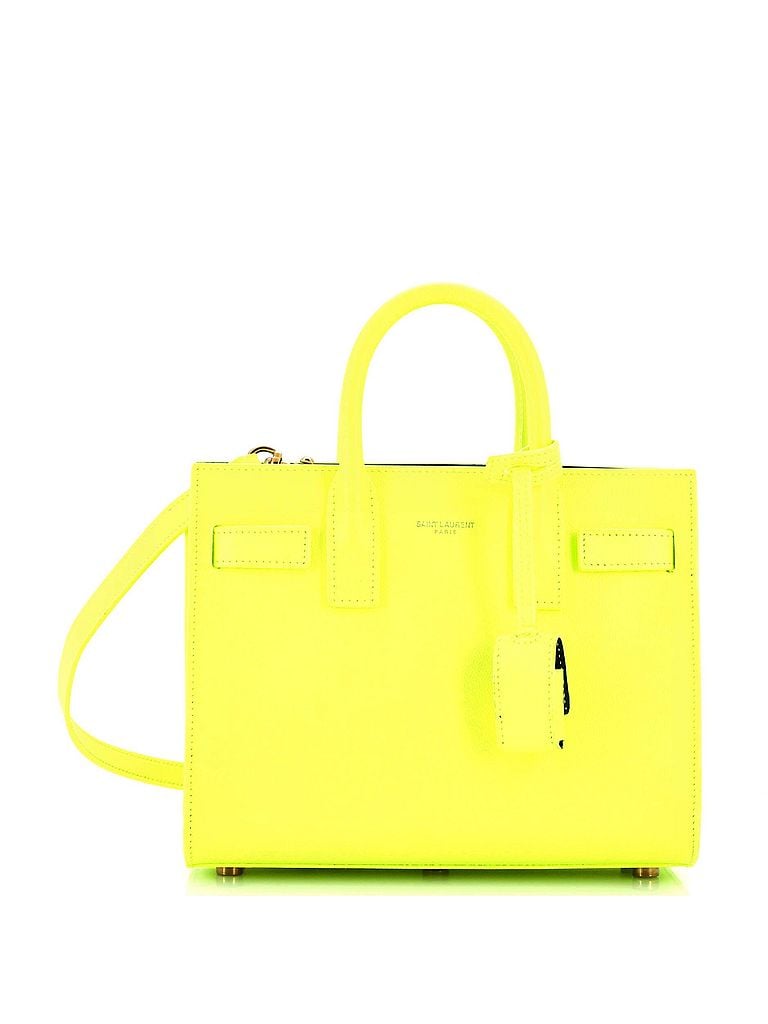 Saint Laurent 100% Leather Yellow Sac de Jour NM Bag Leather Nano One size - photo 1