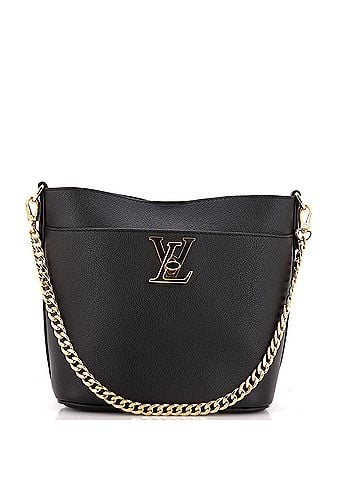 Louis Vuitton Lock and Walk Bucket Bag Leather (view 1)
