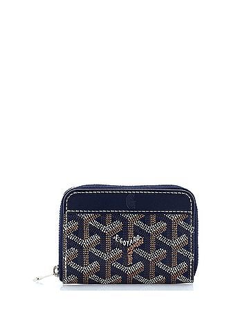 Goyard Matignon Zip Wallet Coated Canvas with Leather Mini (view 1)