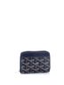 Goyard 100% Coatead Canvas Blue Matignon Zip Wallet Coated Canvas with Leather Mini One size - photo 3