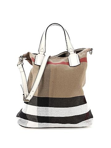 Burberry Ashby Bag House Check Canvas Medium (view 1)